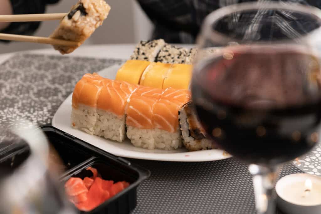 wines with sushi